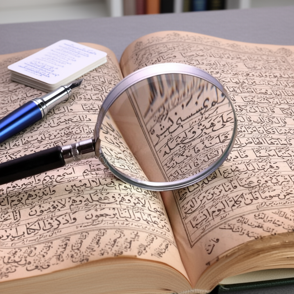 بالنسبة للقارئ، الخلاصة هي أن القرآن يدعو إلى التدقيق. الصعوبات الظاهرة غالبًا ما تؤدي إلى فهم أعمق